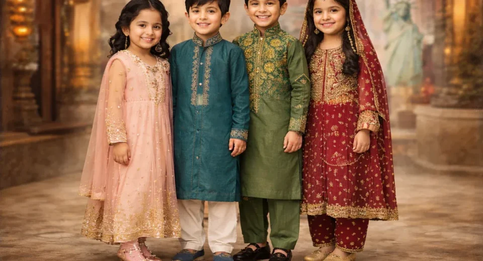 Kids Pakistani Clothes USA