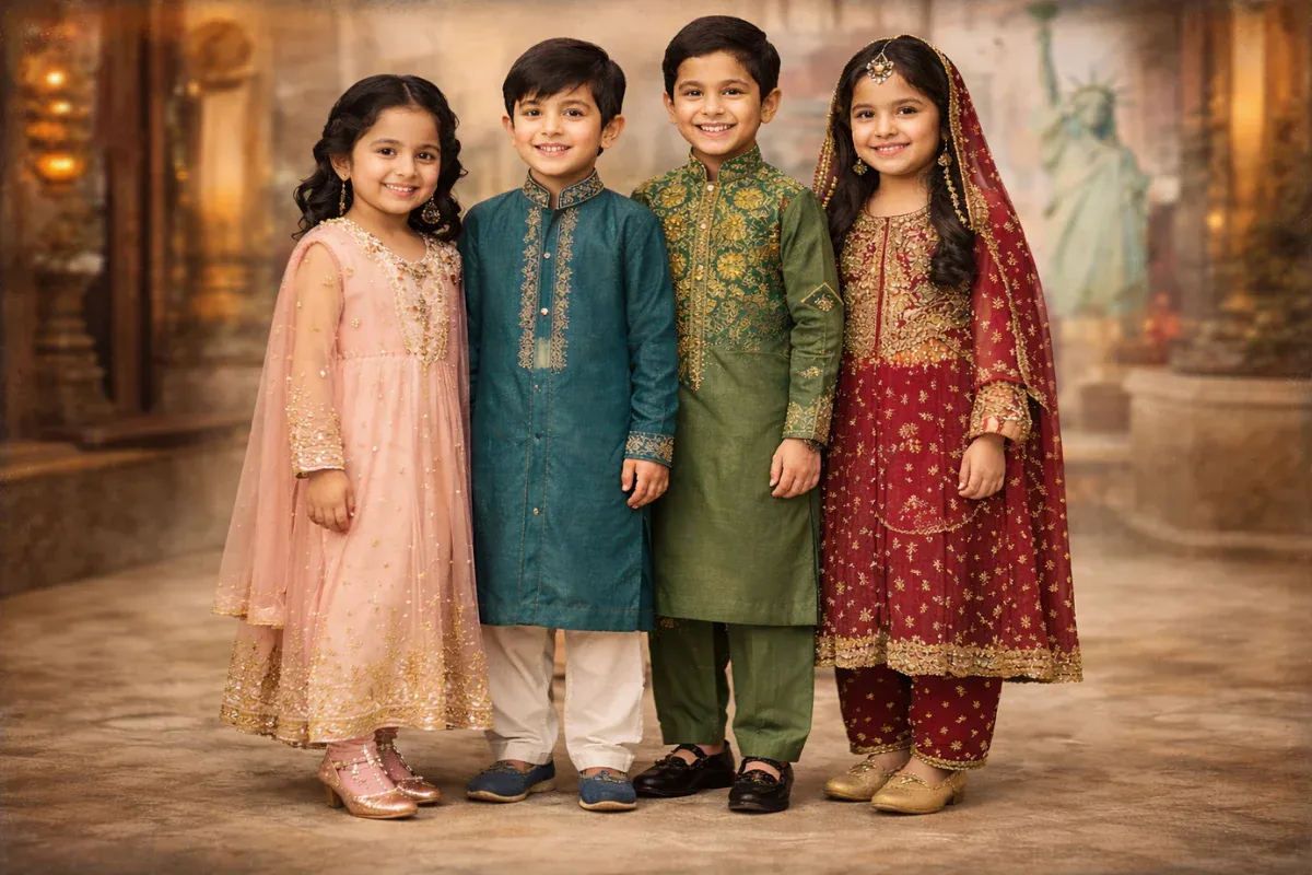 Kids Pakistani Clothes USA