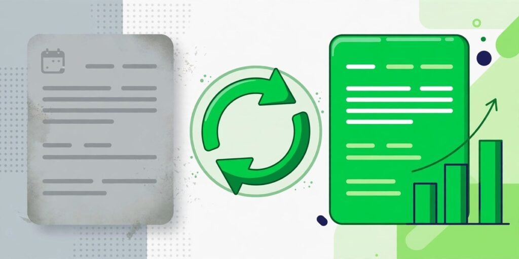 How to update old blog posts for SEO - content refresh checklist for bloggers